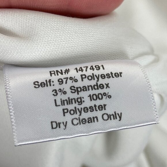 Katie May White Call Me Slim Gown Maxi Dress Side Slit Size Large USA Made Sexy - Picture 10 of 12